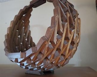 Wood basket