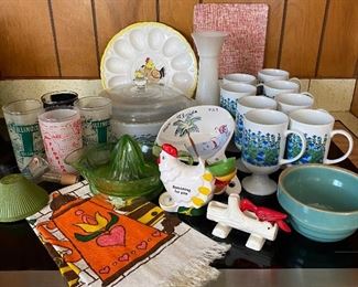 Vintage kitchen items