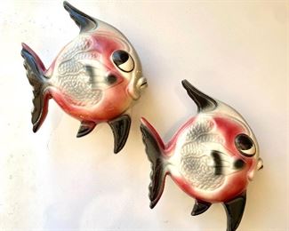 Vintage wall pockets