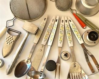 Vintage kitchen utensils