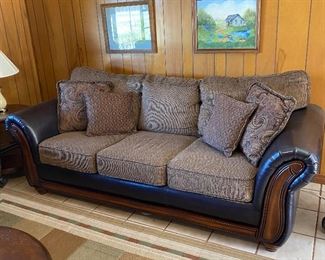 Sofa - approximately 7.5 ft from arm to arm