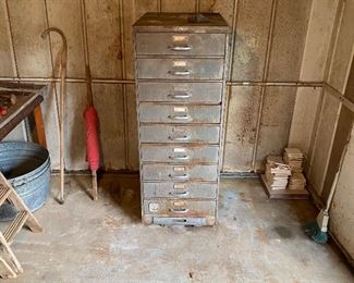 Humidity control film cabinet. 