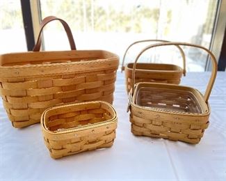 Signed Longaberger Baskets. Photo 1 of 5.