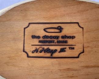 Vintage Puffin Decoy by The Decoy Shop, H. Heap III. Photo 2 of 2.