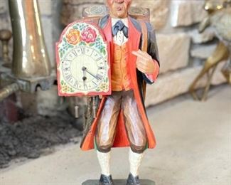 Vintage Hand-Carved Wood Figurine. Made In Western Germany. Photo 1 of 2.