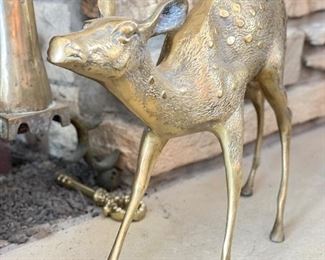 Brass Deer & Fawn Set. Photo 1 of 2.