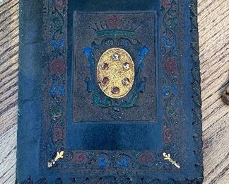 Embossed Leather Planner.