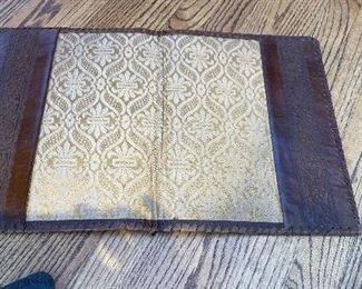 Embossed Leather Folder. Photo 2 of 2.