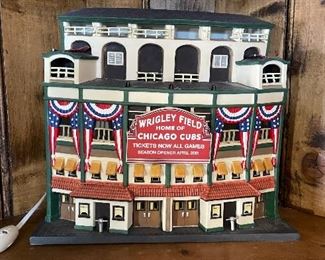 Wrigley Field Chicago Cubs Ceramic Stadium.