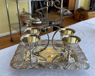 Silverplate Cocktail Server. Photo 1 of 2.