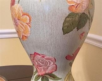 Floral Table Lamp. Photo 1 of 2.