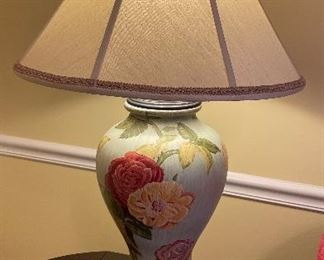 Floral Table Lamp. Photo 2 of 2.