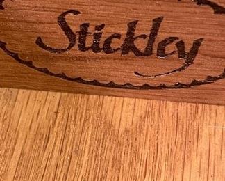 Leopold Stickley Queen Anne Style Cherry One Drawer Pembroke Side Table. Measures 16" W x 24" D. Photo 2 of 2.