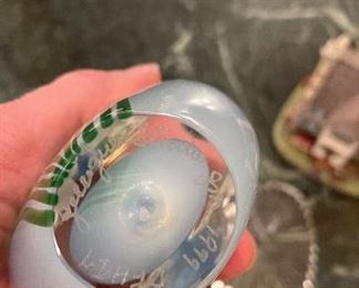 Daffodil Perfume Bottle Signed By Artist. Photo 2 of 2.