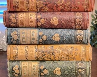 Sample of Vintage Books.