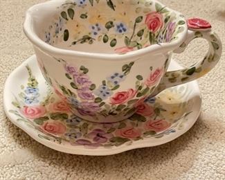 Sample of English Garden For Don Simpson. Set Includes 6-Piece Place Setting for 6 - Dinner, Salad, Fluted Bowl, Cereal Bowls, Mug & Saucer. Serving Pieces Available, Too. Photo 6 of 10.