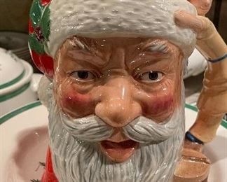 X-Large Santa Toby Jug.