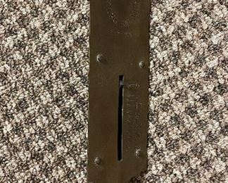 Vintage Brass Spring Balance Scale.