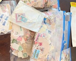 Sample of International and Domestic Stamp Collection - Photo 1 of 3.