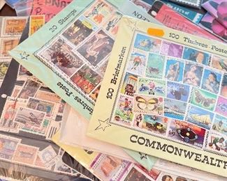 Sample of International and Domestic Stamp Collection - Photo 2 of 3.