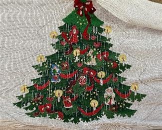 X-Large Christmas Tree Needlepoint Canvas.