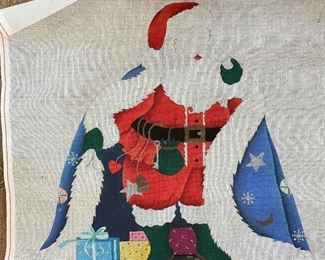 X-Large Santa Needlepoint Canvas.