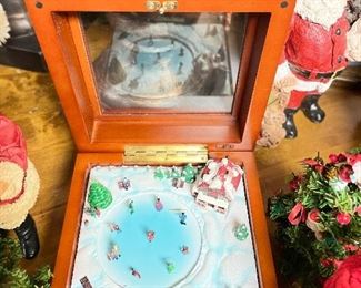 Sample of Christmas Music Boxes.