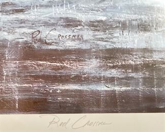 Rod Crossman Signed & Numbered Lithograph, "Thin Ice." Photo 3 of 4.