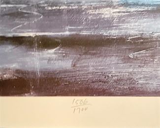 Rod Crossman Signed & Numbered Lithograph, "Thin Ice." Photo 4 of 4.