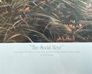 "The Social Hour" Signed & Numbered Terry Redlin. Photo 2 of 4.