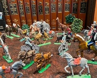 Sample of Vintage Lead Figurines. Photo 1 of 5.