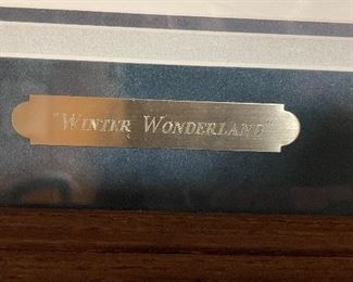 "Winter Wonderland." Signed & Numbered Lithograph by Terry Redlin. Photo 2 of 3.