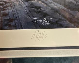 "Winter Wonderland." Signed & Numbered Lithograph by Terry Redlin. Photo 3 of 3.