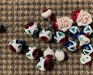 Vintage Christmas Ornaments.