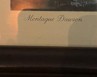 "Racing Home," The Cutty Shark Lithograph by Montague Dawson. Measures 27" x 17". Photo 2 of 3.