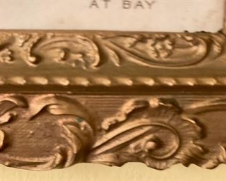 "At Bay" Lithograph Published by Hallen and Weiner. Photo 2 of 3.