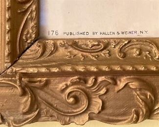 "At Bay" Lithograph Published by Hallen and Weiner. Photo 3 of 3.