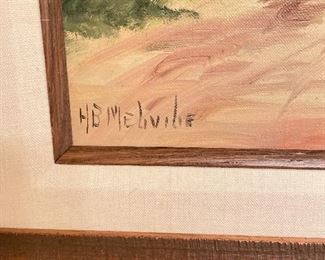 Landscape Signed By Artist. Measures 34" x 23." Photo 2 of 2.