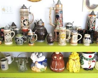 Tankards....cookie jars.....