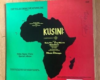 Kusini soundtrack signed by Ossie Davis