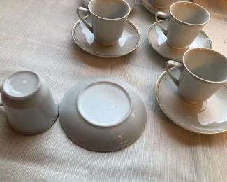 No makers mark on Demitasse Cup and Saucer Set.