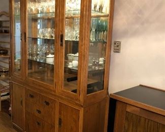 Side view of China Cabinet.