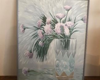 Large Floral Print 57in x 41.5in