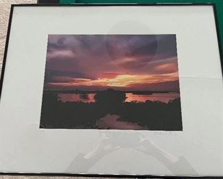Christine W. Black - "Sunset off of Shark Key"  2/200