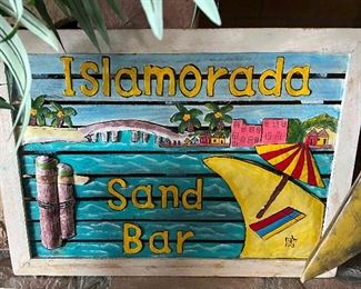 Carved Sign & Hand painted