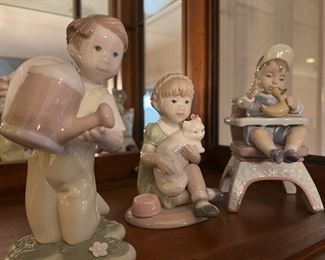 Lladro (Golden Memories) Sprinkle of Love; Girl w/Cat; Lladro: Rubber Ducky