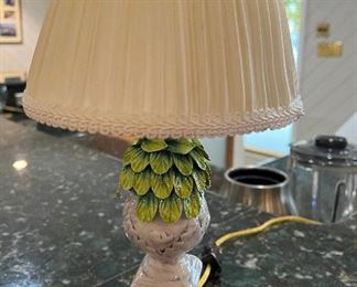Small porcelain lamp