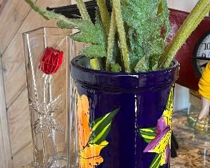 Hand painted by artist"  Janis Childs - Key West