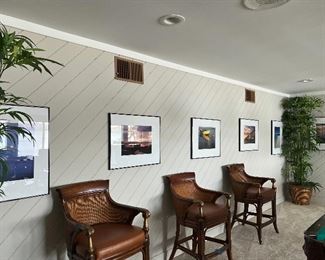 7 - Framed, signed and numbered, photos by artist:  Christine W. Black - Key West (next 7 pictures).    NOTE:  BAR CHAIRS 'NOT' FOR SALE
