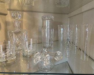 Gorham liquor bottle; Tiffany & Co. Bedside Water carafe; 